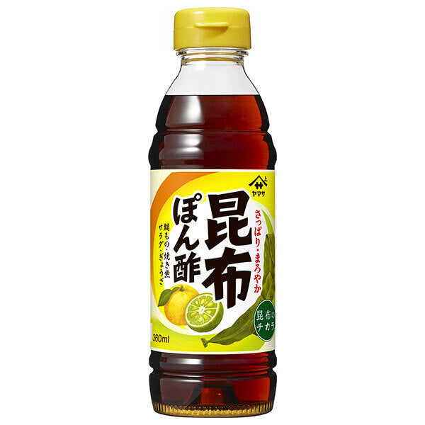 Yamasa soy sauce kelp ponzu 360ml plastic bottles x 12 bottles [shipped in Japan]