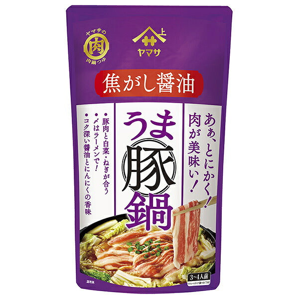 Yamasa Soy Sauce Delicious Pork Pot Soup Burnt Soy Sauce 750g pouch x 12 bags [Shipped in Japan]