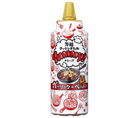 Yamasa Soy Sauce All-Purpose Cooking Sauce Yummy! Garlic & Pepper, 240g PET Bottle x 12 [Ships from Japan] 