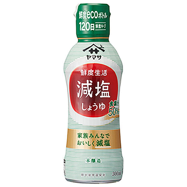 Yamasa Soy Sauce Fresh Life Low Salt Soy Sauce 300ml x 12 bottles [Shipped in Japan]