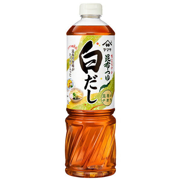 Yamasa Soy Sauce Kelp Soup White Dashi 1L PET bottle x 6 bottles [Shipped in Japan]