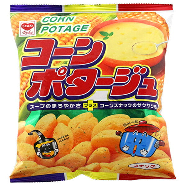 Yaokin Corn Potage Snack 75g x 12 Bags [Ships from Japan]