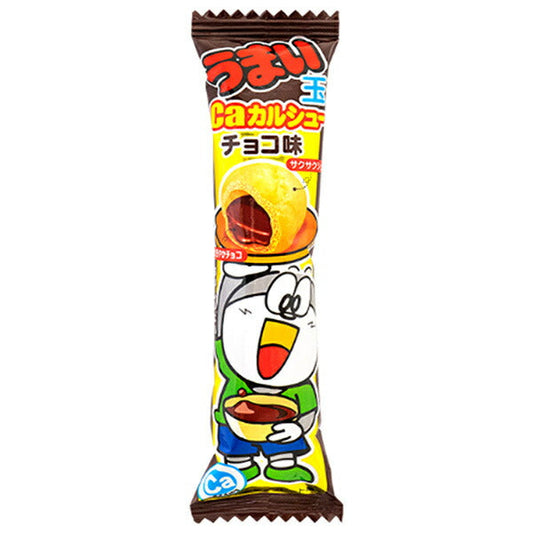 やおきん うまい玉 チョコカルシュー 4個×20本入【日本出荷】