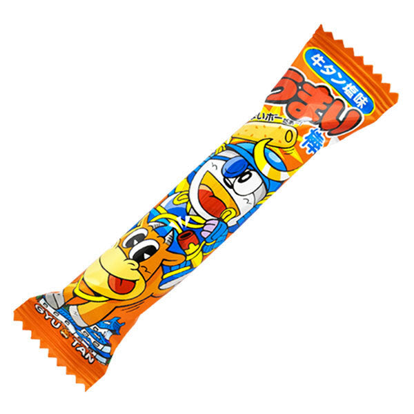 Yaokin Umaibo Corn Snack - Beef Tongue with Salt Flavor, 6g x 30 Sticks [Ships from Japan]