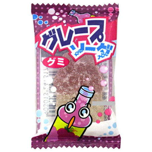 やおきん グレープソーダグミ 10g×30本入【日本出荷】