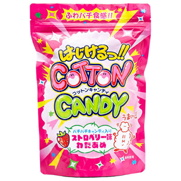 Yaokin Bursting Cotton Candy Strawberry 1 piece x 6 pieces [Shipped in Japan]