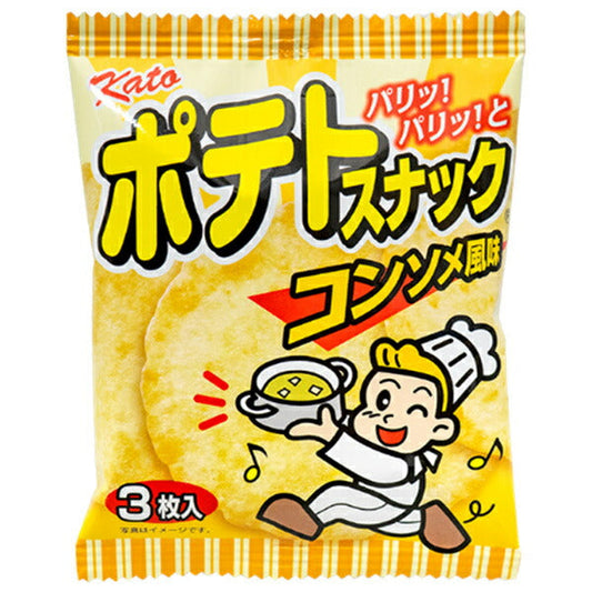 Yaokin Potato Snack Consomme Flavor 3 pieces x 20 pieces [Shipped in Japan]