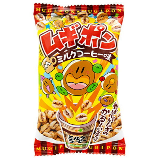 Yaokin Mugipon Milk Coffee Flavor 11g x 24 bags [Shipped in Japan]