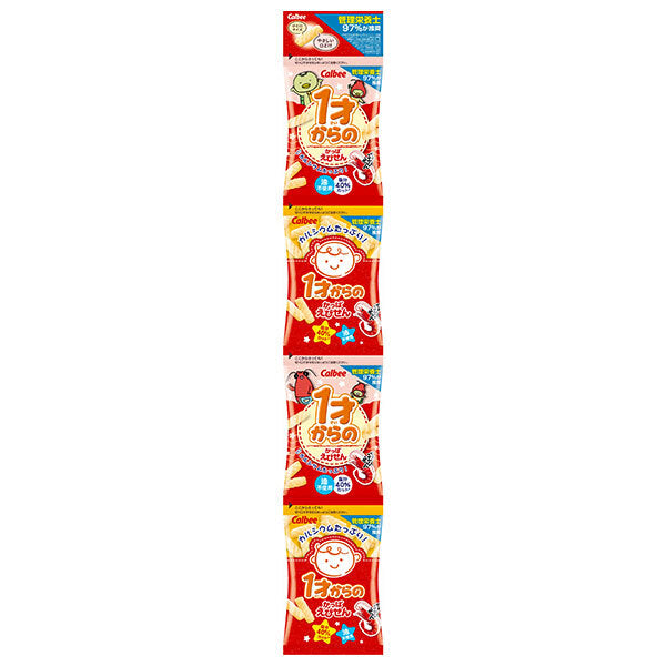 Calbee Kappa Ebisen from 1 year old 32g (8g x 4) x 12 bags [shipped in Japan]