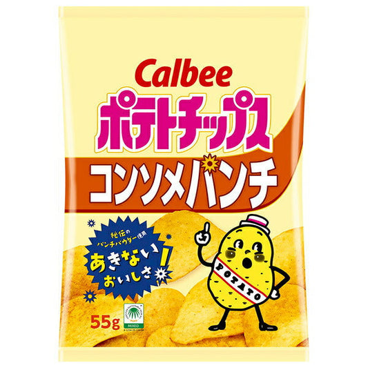 Calbee Potato Chips Consomme Punch 55g x 16 bags [shipped in Japan]