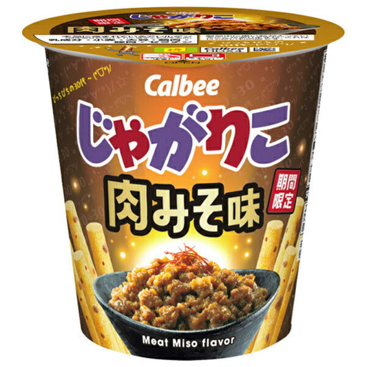 Calbee Jagariko Meat Miso Flavor 52g x 12 pieces [Shipped in Japan]