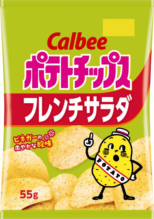 Calbee Potato Chips French Salad 55g x 12 bags [shipped in Japan]