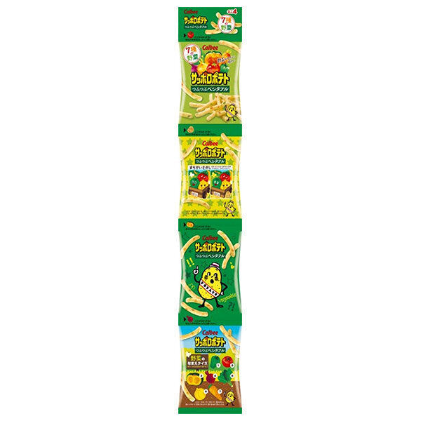 カルビー サッポロポテト つぶつぶベジ ミニ4 36g×10袋入【日本出荷】