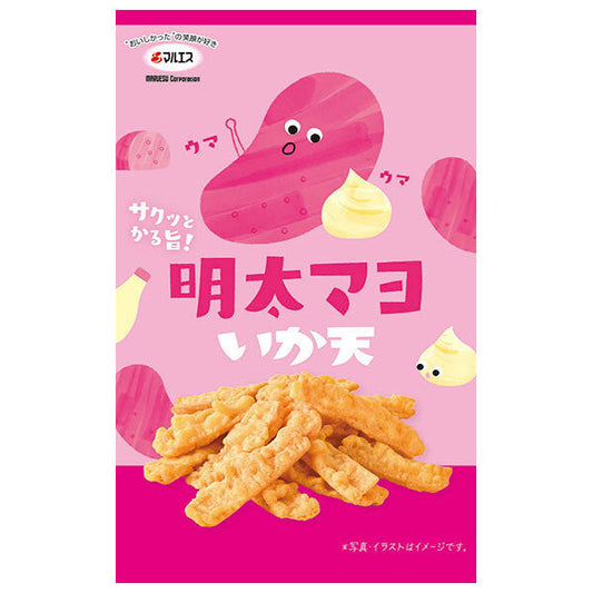 Maruesu Mentai Mayo Squid Tempura 23g x 10 (5 x 2) bags [Shipped in Japan]