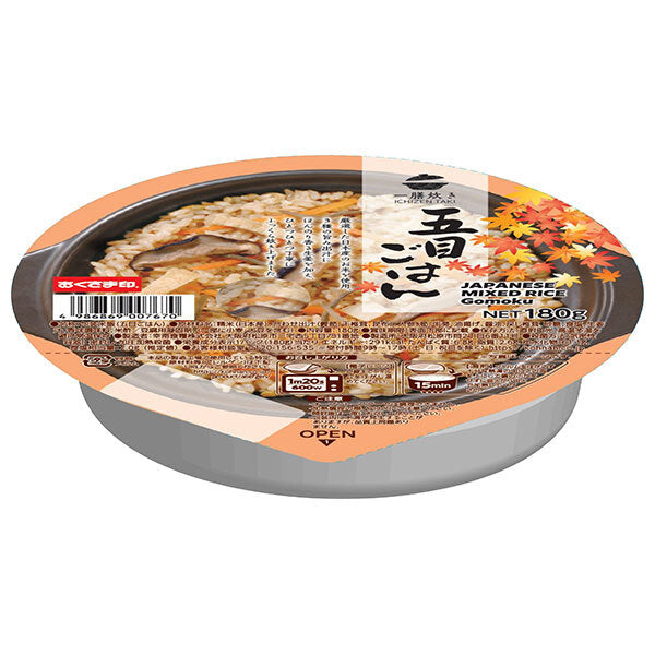Konan Foods Single Cooked Gomoku Rice 180g x 18 pieces [Shipped in Japan]