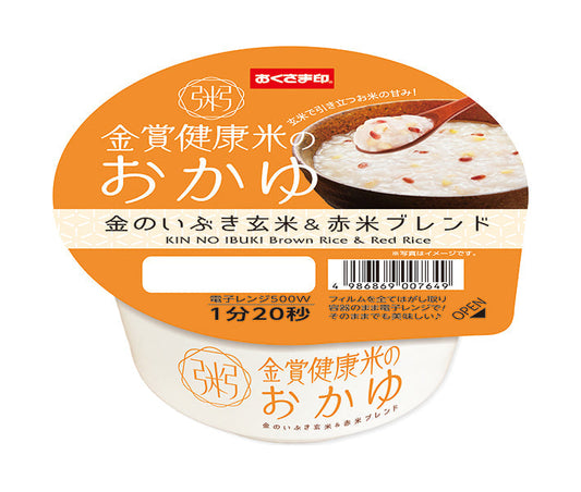 幸南食糧 金賞健康米のおかゆ 金のいぶき玄米&赤米ブレンド 250g×12個入【日本出荷】