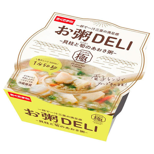 Konan Foods Porridge DELI Scallop and Bamboo Shoot Aosa Porridge 250g x 12 pieces [Shipped in Japan]