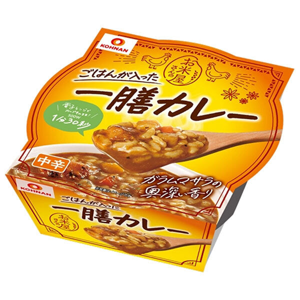Konan Foods One Serving Curry 250g x 12 pieces [Shipped in Japan]