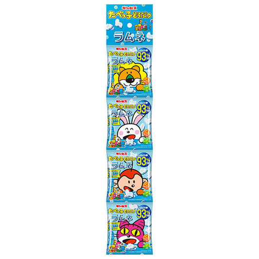 Ginbis Tabekko Animal Ramune 4 rows 36g (9g x 4) x 12 pieces [Shipped in Japan]