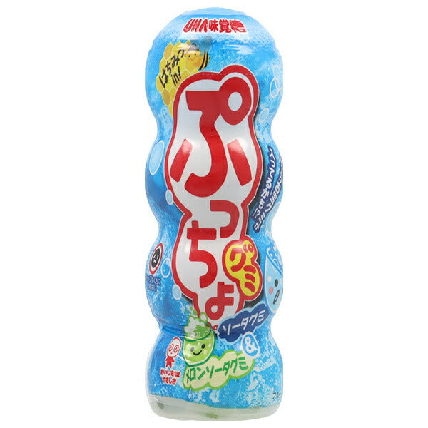 UHA味覚糖 ぷっちょグミ ソーダ 40g×10個入【日本出荷】