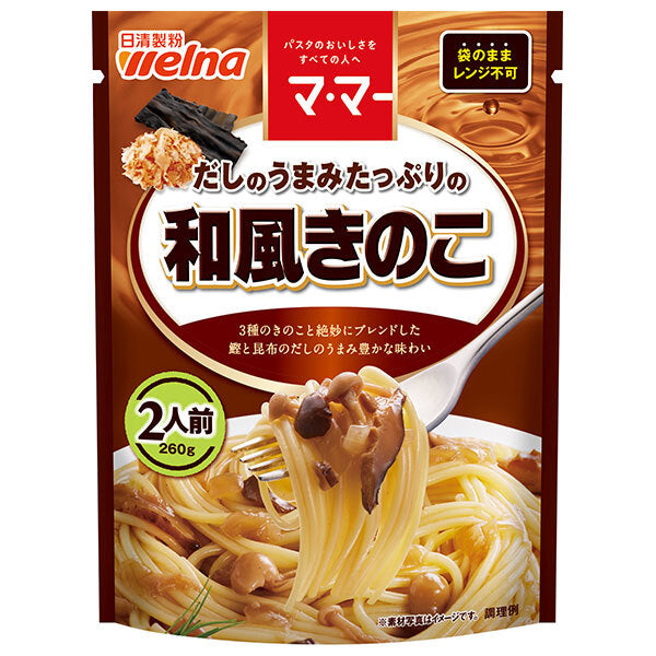 Nisshin Seifun Welna Ma Ma Japanese-style mushrooms with plenty of flavor from dashi 260g x 6 bags [shipped in Japan]