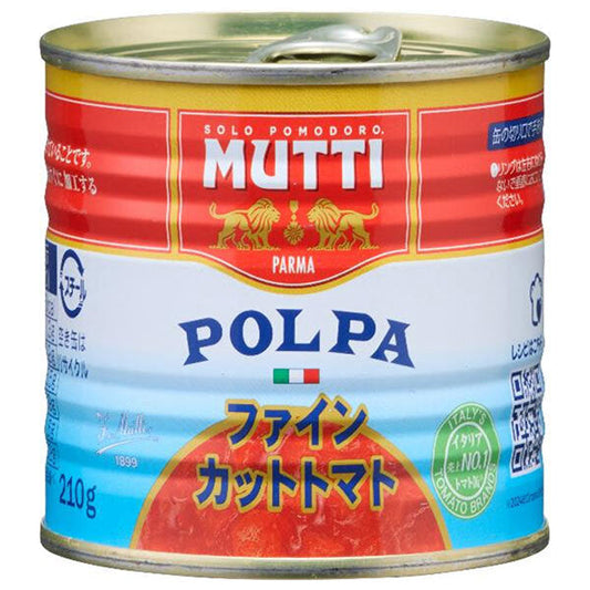 ムッティ ファインカット トマト 210g缶×12個入【日本出荷】