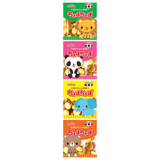 大阪前田製菓 4連 ちょぼちょぼ (10g×4)×15袋入【日本出荷】