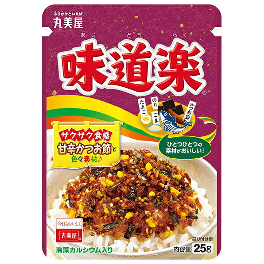 丸美屋 ふりかけ 味道楽 25g×10袋入【日本出荷】