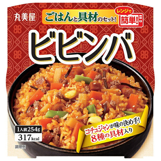丸美屋 ビビンバ ごはん付き 254g×6個入【日本出荷】