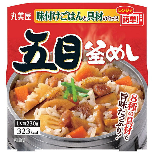 Marumiya Gomoku Kamameshi with seasoned rice 230g x 6 pieces [shipped in Japan]