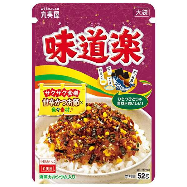 Marumiya Furikake Ajidoraku large bag 52g x 10 bags [shipped in Japan]