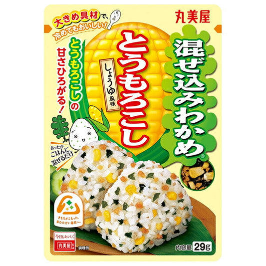丸美屋 混ぜ込みわかめ とうもろこし 29g×10袋入【日本出荷】