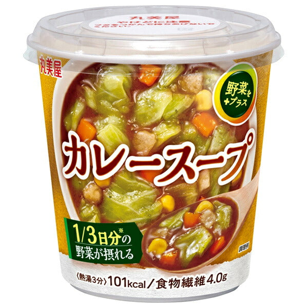 Marumiya Vegetable Plus Curry Soup 30.6g x 6 pieces [Shipped in Japan]