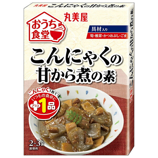 Marumiya Ouchi Shokudo Konnyaku sweet and boiled base 140g x 10 boxes [shipped in Japan]