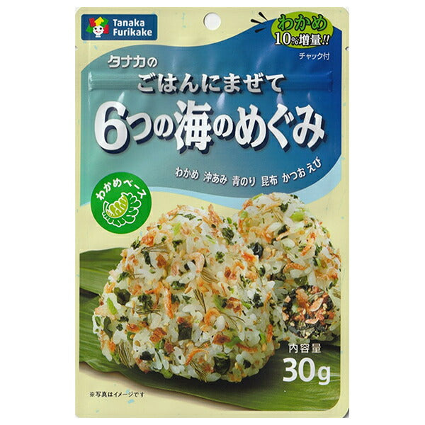 田中食品 ごはんにまぜて 6つの海のめぐみ 30g×10袋入 【日本出荷】