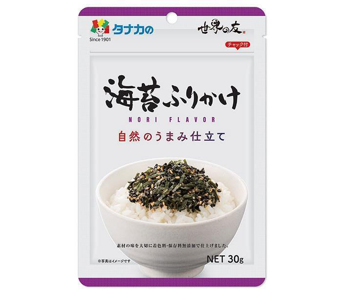 Tanaka Foods Natural Umami Nori Furikake (Seaweed Seasoning) 30g x 10 bags [Ships from Japan] 