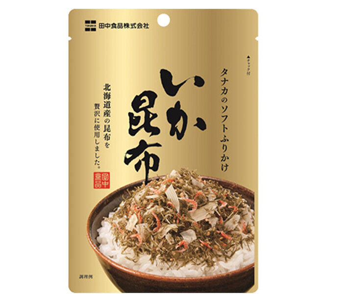 Tanaka Foods Soft Furikake Squid Kelp 22g x 10 bags [Shipped in Japan]