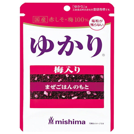Mishima Foods Domestic red perilla 100% plum Yukari plum 14g x 10 bags [shipped in Japan]