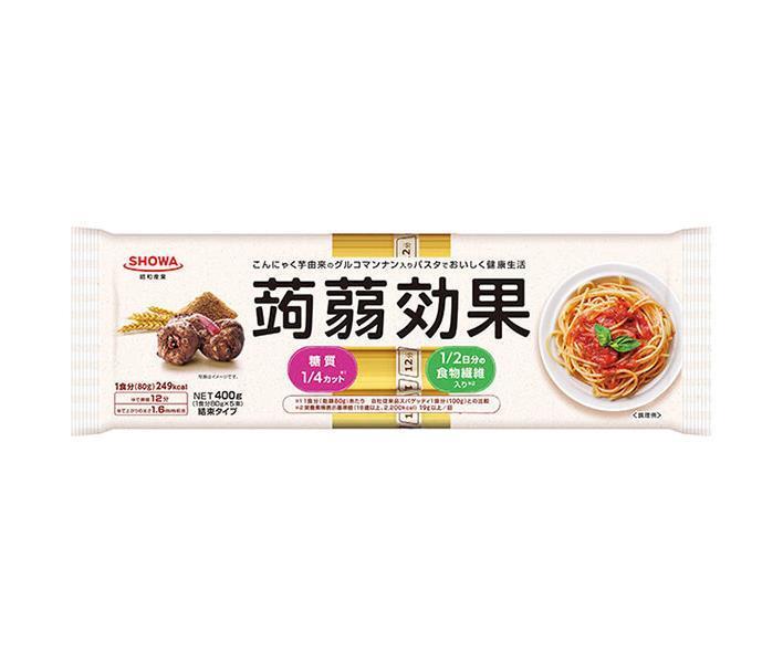 昭和産業 (SHOWA) 蒟蒻効果 400g(80g×5束)×24袋入【日本出荷】
