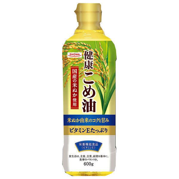 Showa Sangyo (SHOWA) Healthy Rice Bran Oil, 600g x 10 bottles [Ships from Japan] 
