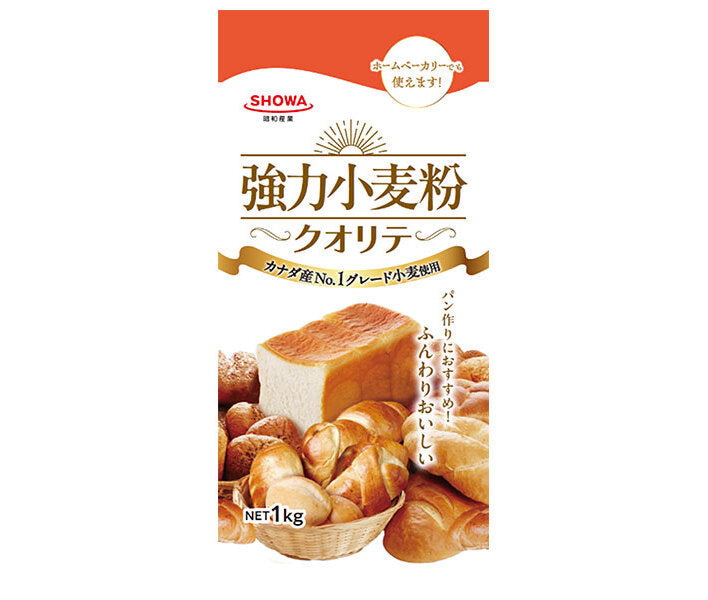Showa Sangyo (SHOWA) Qualite (Strong Wheat Flour) 1000g x 15 bags [Ships from Japan] 