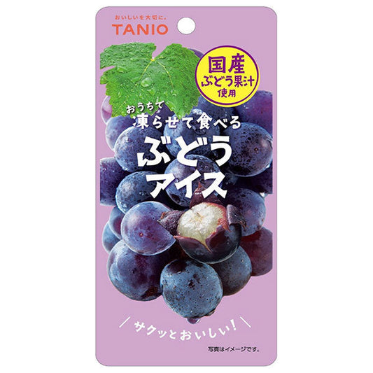 Tanio Shokuhin Kogyo Freeze and eat domestic grape ice cream 80g x 12 bags [shipped in Japan]