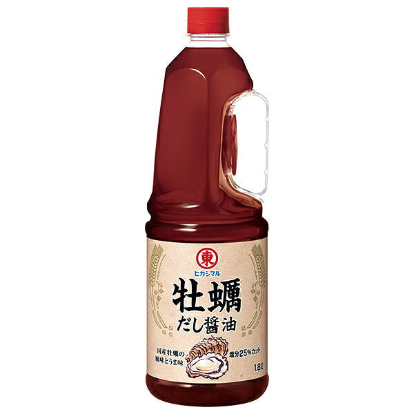 ヒガシマル醤油 牡蠣だし醤油 1.8Lペットボトル×6本入【日本出荷】