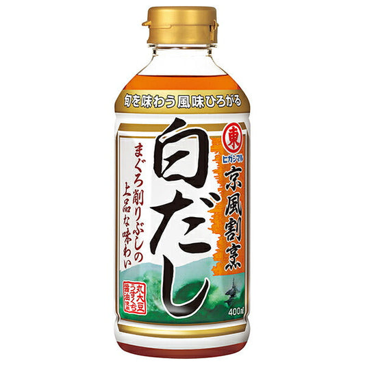 ヒガシマル醤油 京風割烹 白だし 400mlペットボトル×12本入【日本出荷】