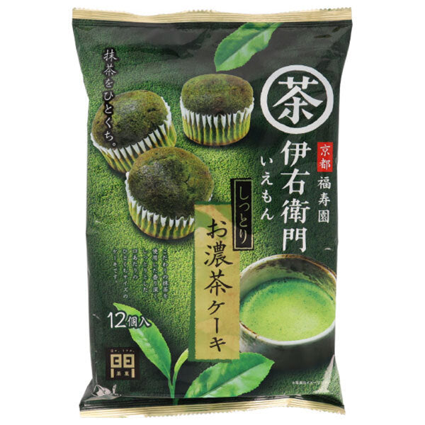 モントワール 伊右衛門 お濃茶ケーキ 12個×12袋入【日本出荷】