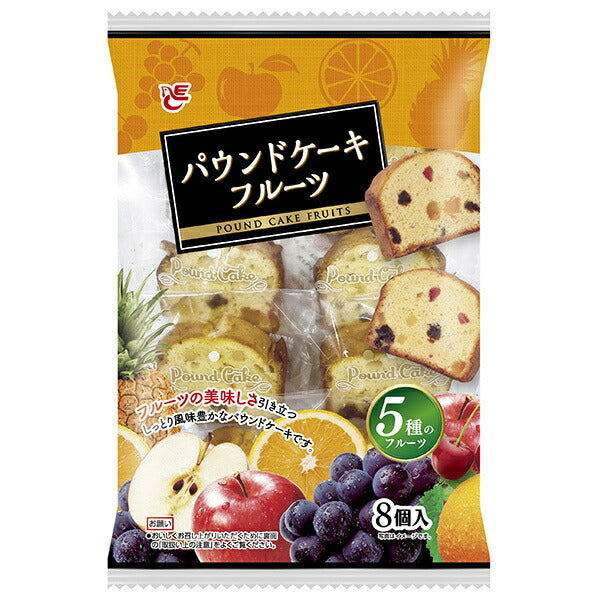 エースベーカリー パウンドケーキフルーツ 8個×10袋入【日本出荷】