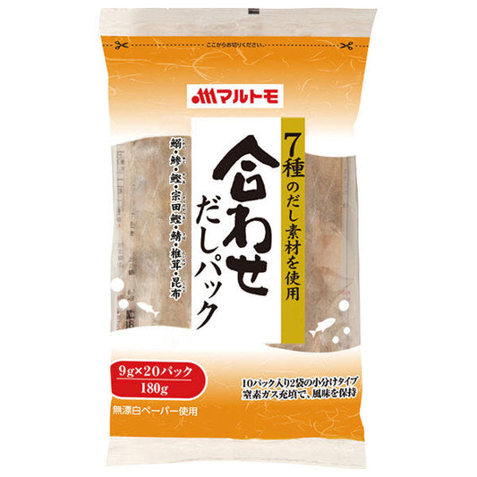 Marutomo Awase Dashi Pack (9g x 10 packets) x 2 packets x 15 packets [Ships from Japan] 
