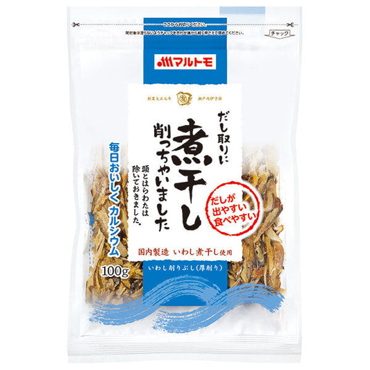 Marutomo Niboshi Shaved Sardines, 100g x 10 bags [Ships from Japan] 