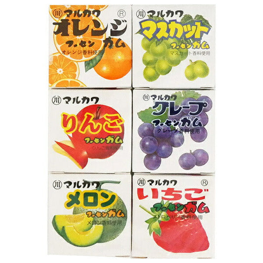 Marukawa Seika Fruit 6 Marble Gum 6 pieces x 15 pieces [Shipped in Japan]