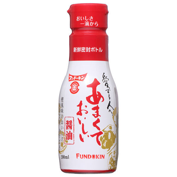 Fundokin Sweet and Delicious Soy Sauce, 200ml x 12 Bottles [Ships from Japan] 